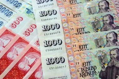 İzlanda Kronu banknotlar