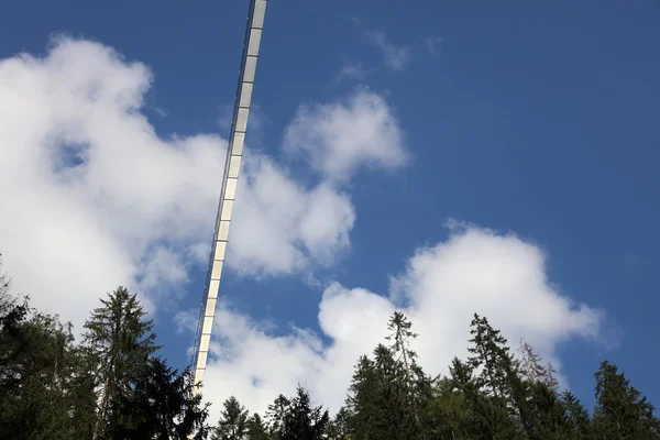 Holzgau hängbro — Stockfoto