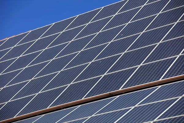 Roof Solar Panels Germany — Stock Photo, Image