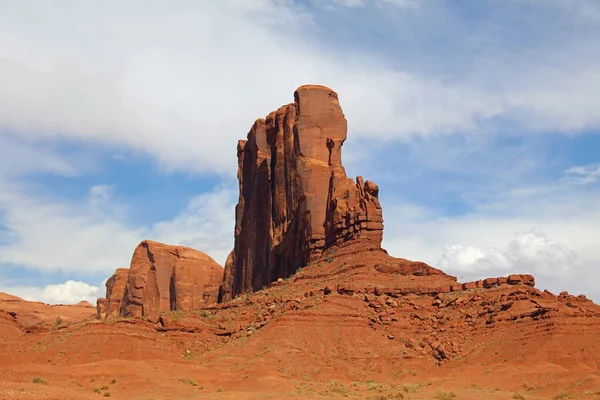 Σχηματισμός Βράχου Στο Monument Valley Στην Αριζόνα Ηπα — Φωτογραφία Αρχείου