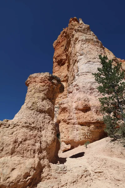 Skalní Formace Národním Parku Bryce Canyon Utahu Usa — Stock fotografie