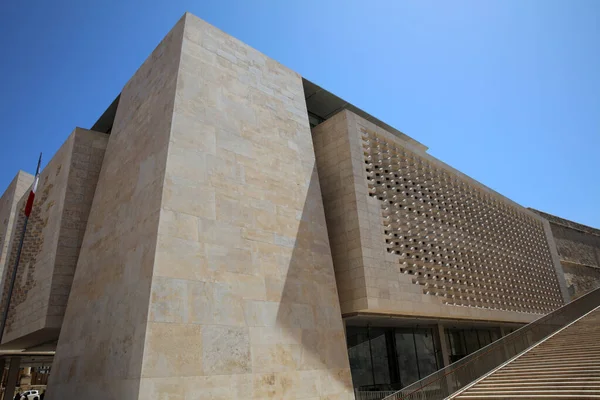 Valletta Malta Augusti 2019 Riksdagshuset Valletta Malta — Stockfoto