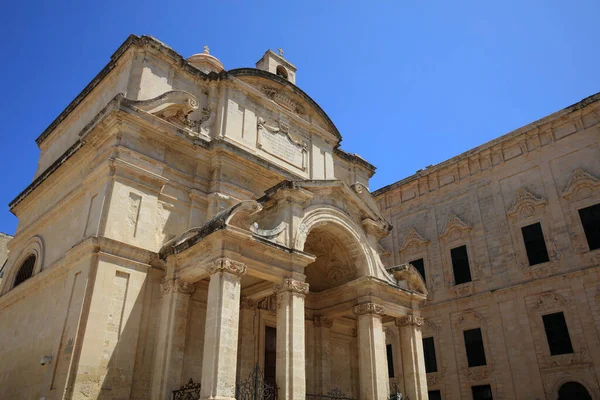 Iglesia Santa Catalina Italia Valeta Malta — Foto de Stock