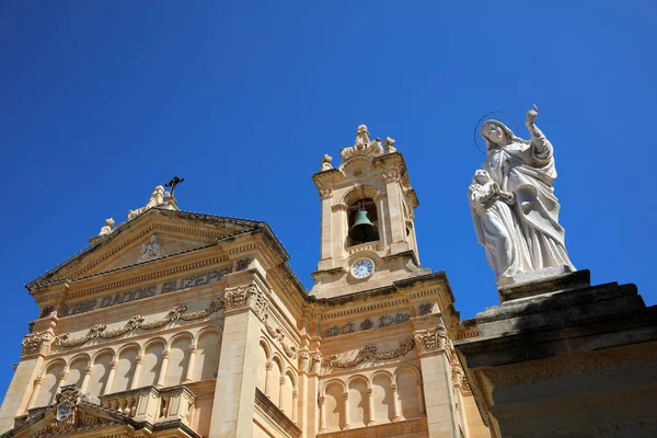 Qala Parochiekerk Gozo Malta Maltese Eilanden — Stockfoto