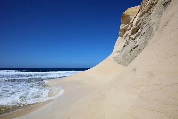 Coastline Xwejni Bay Gozo Island Malta — Stock Photo, Image