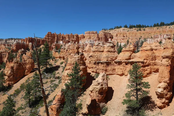 Kőképződés Bryce Canyon Nemzeti Parkban Utah Ban Egyesült Államok — Stock Fotó