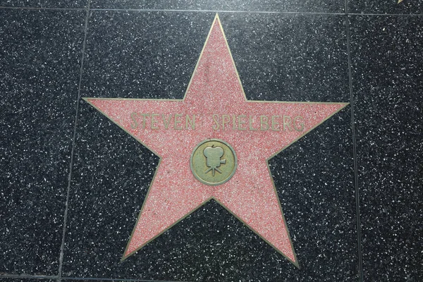 ロサンゼルス 米国2017年7月10日 ハリウッド ウォーク フェームのスティーブン スピルバーグ スターそれはハリウッド大通りに位置しています ロサンゼルス カリフォルニア — ストック写真