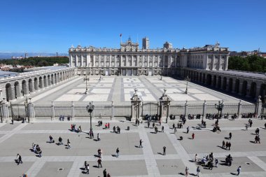 Madrid İspanya, 1 Mayıs 2017 Madrid Kraliyet Sarayı. İspanya