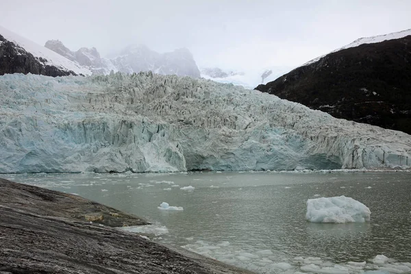 Glaciar Pia Patagônia Chile América Sul — Fotografia de Stock