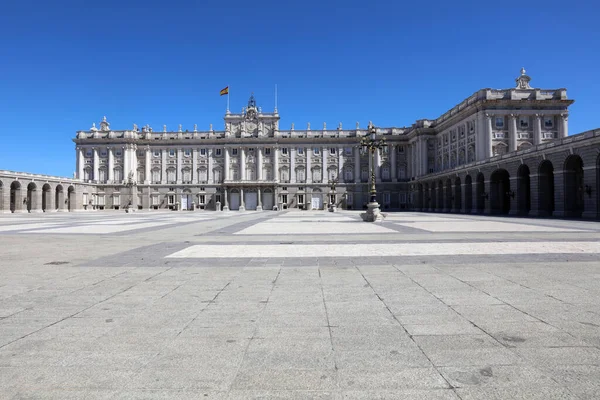 Madrid Spain May 2017 Royal Palace Madrid 스페인 — 스톡 사진