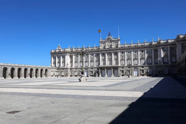 Madrid Spagna Maggio 2017 Palazzo Reale Madrid Spagna — Foto Stock