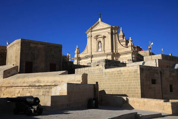 Victoria Malta Augustus 2019 Vesting Gozo Citadel Het Eiland Gozo — Stockfoto
