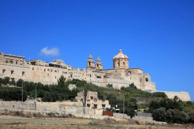 Mdina 'daki Aziz Paul Katedrali. Malta
