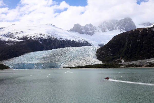 Pia Glacier Patagonii Chile Jižní Amerika — Stock fotografie