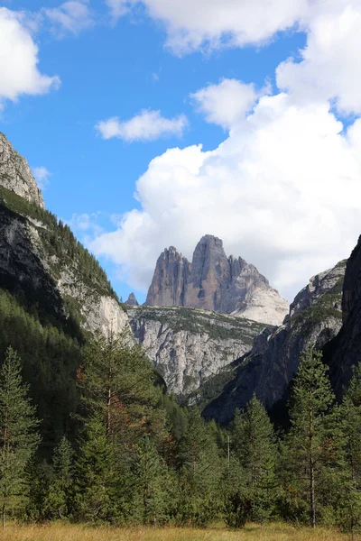 Tre Picchi Parco Nazionale Tre Cime Lavaredo Dolomiti Alto Adige — Foto Stock