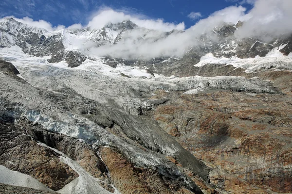 Avgift glaciär — Stockfoto