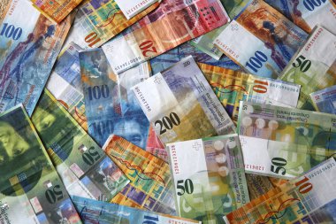 Swiss Francs clipart