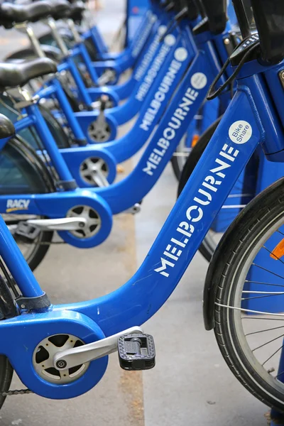 Melbourne fiets aandeel — Stockfoto