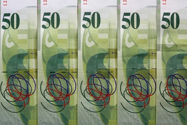 Moneda suiza — Foto de Stock