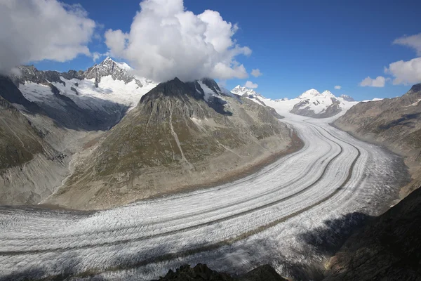 Льодовик Aletsch — стокове фото