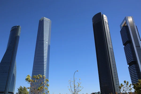 Cuatro Torres Área de Negócios — Fotografia de Stock