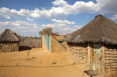 Namibian Village clipart
