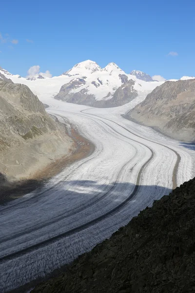 Glaciären Aletsch — Stockfoto