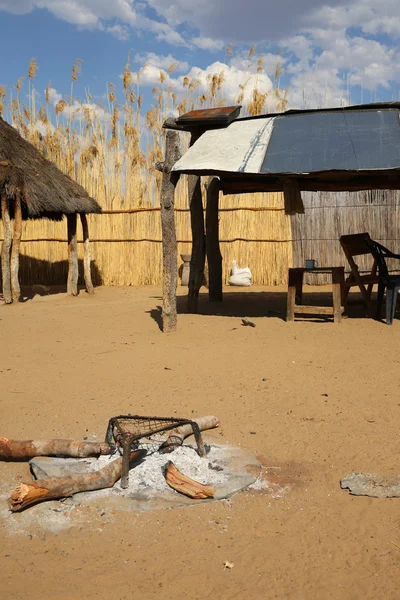 Afrikanska byn — Stockfoto