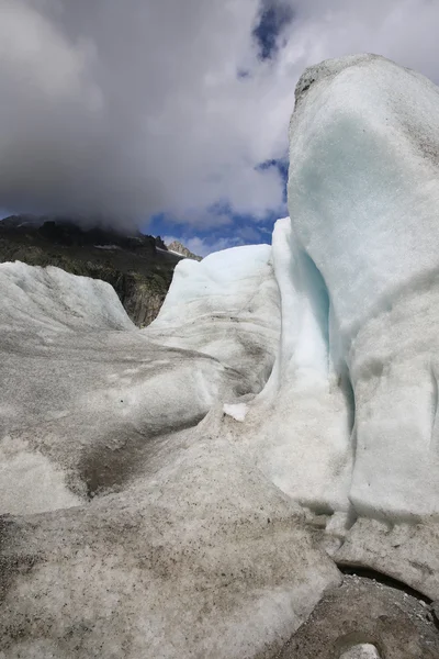 Glaciar del Ródano — Foto de Stock