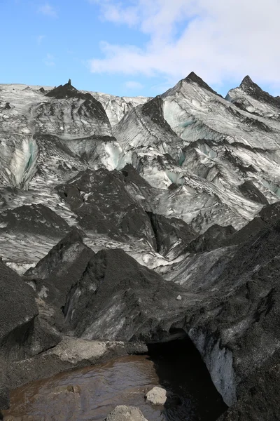Svinafellsjokull 氷河 — ストック写真