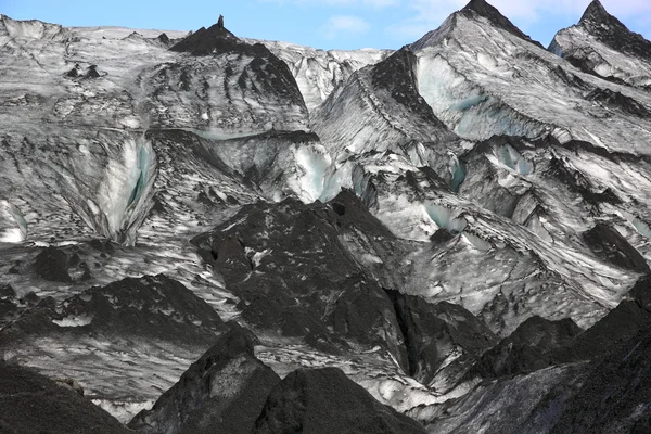 Ледник Сольхеймайокулл — стоковое фото