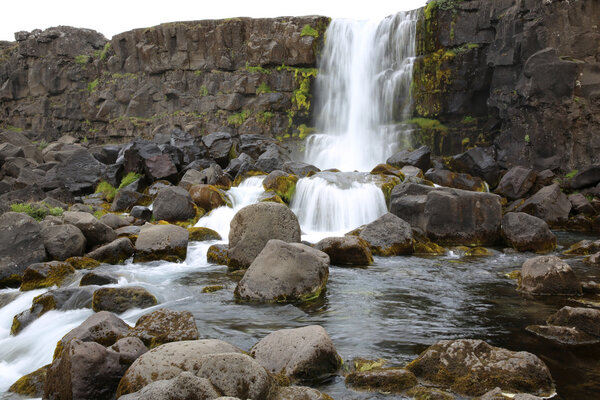 Oxararfoss Waterfall