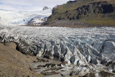 Svinafellsjokull Buzulu. İzlanda