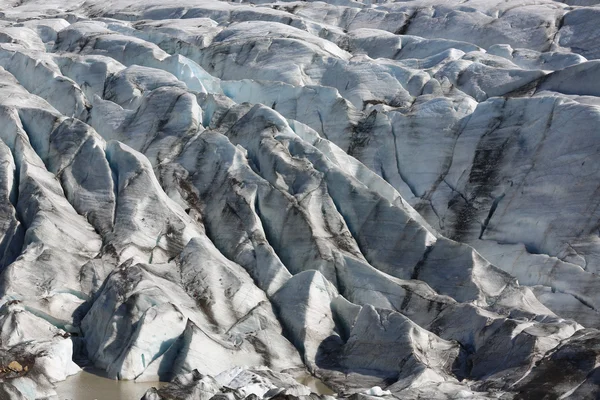 Svinafellsjokull 氷河。アイスランド — ストック写真