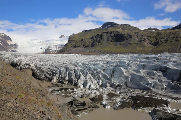 Svinafellsjokull Buzulu. İzlanda — Stok fotoğraf