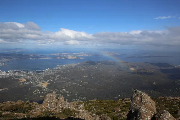 Luchtfoto van Hobart — Stockfoto