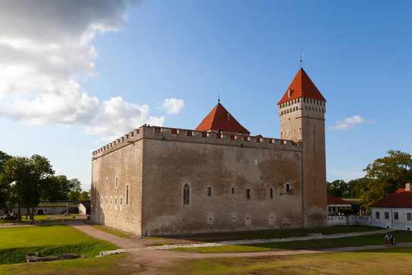 Kuressaare Saaremaa Estonia Sierpnia 2019 Zamek Episkopalny Kuressaare — Zdjęcie stockowe
