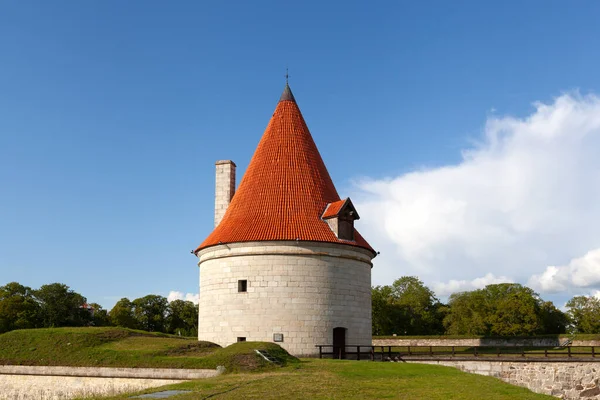 Kuressaare Saaremaa Estonia Sierpnia 2019 Baszta Północna Zamku Kuressaare — Zdjęcie stockowe