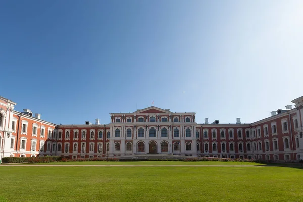 Jelgava Letônia Agosto 2019 Palácio Jelgava Também Conhecido Como Palácio — Fotografia de Stock