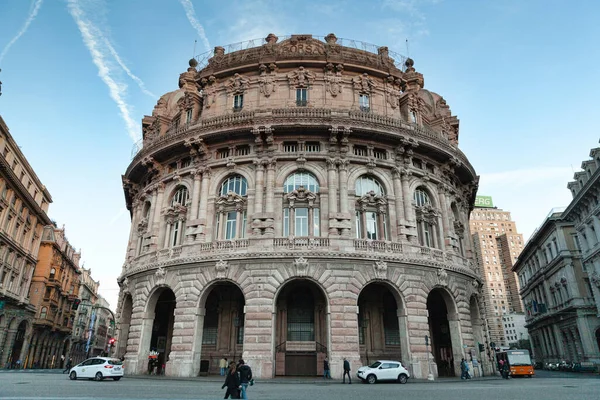 Génova Itália Abril 2015 Palácio Nova Bolsa — Fotografia de Stock