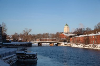 Suomenlinna, Helsinki, Finland - 20 January 2019: Panoramic view of Suomenlinna island