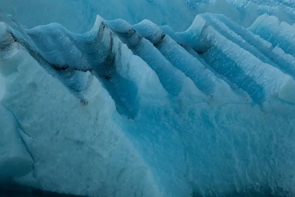 Закри Jokulsarlon Ісландії Льоду Захід Сонця Лід Геології Тріщин — стокове фото