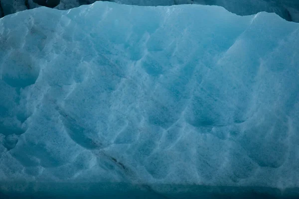 Jokulsarlon Islândia Ice Close Pôr Sol Geologia Gelo Rachaduras — Fotografia de Stock