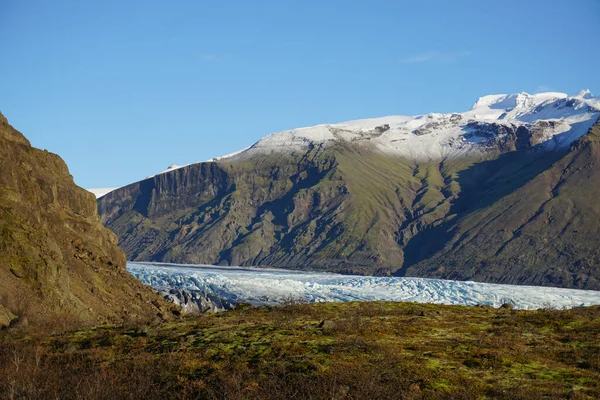 Route Vatnajokull Glacier Skaftafell National Park Island — Stock fotografie