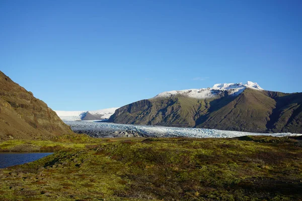 Route Vatnajokull Glacier Skaftafell National Park Island — Stock fotografie