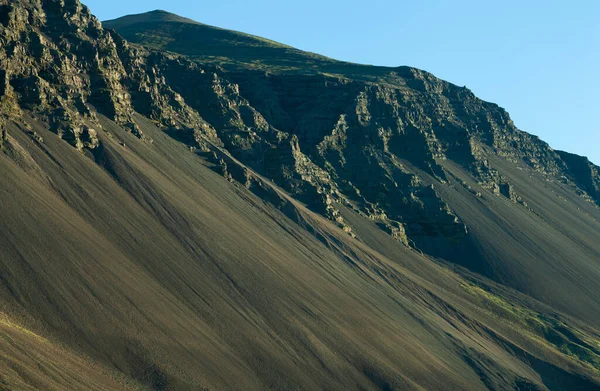 Bjerggeologisk Tekstur Island - Stock-foto