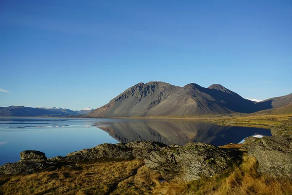 Utsikt Från Hvalnes Naturreservat Beach Island — Stockfoto