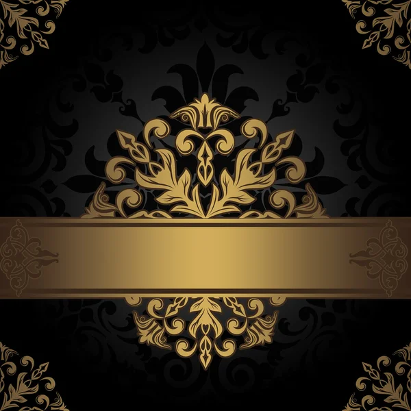 Altın desenleri ile antika arka plan.