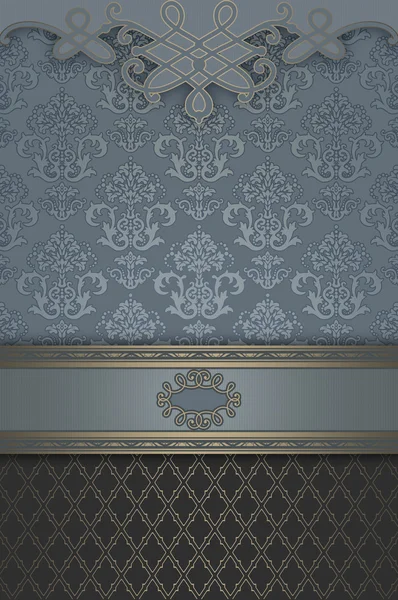 Decorative background with elegant border. — Stock Photo, Image