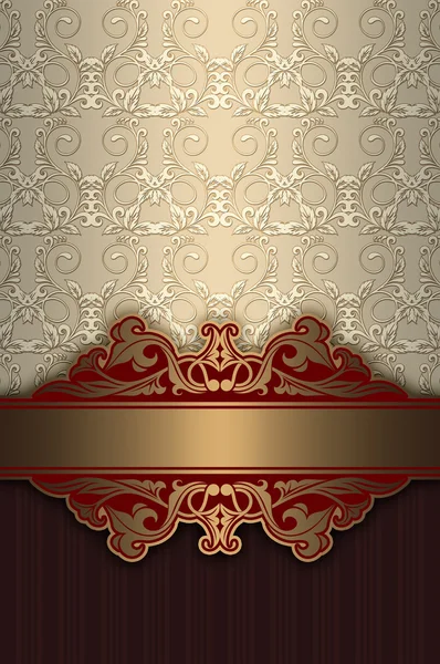 Vintage background with decorative patterns. — Stock Photo, Image